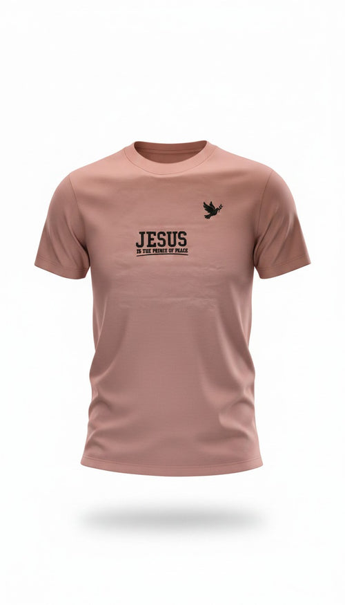 Jesus Prince of Peace Embroidered Regular-Fit T-Shirt