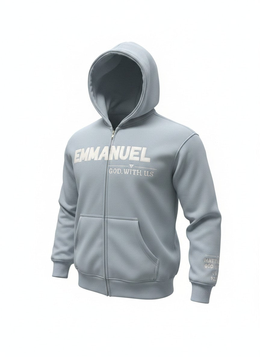 God With Us Premium Faith Hoodie