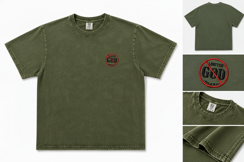 Don’t Limit God Tee — Acid Wash Streetwear Crop (Unisex Fit)